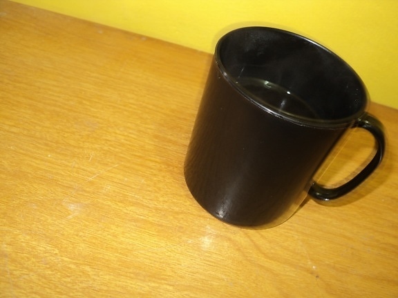 Kaffeebecher, schwarz, Keramik