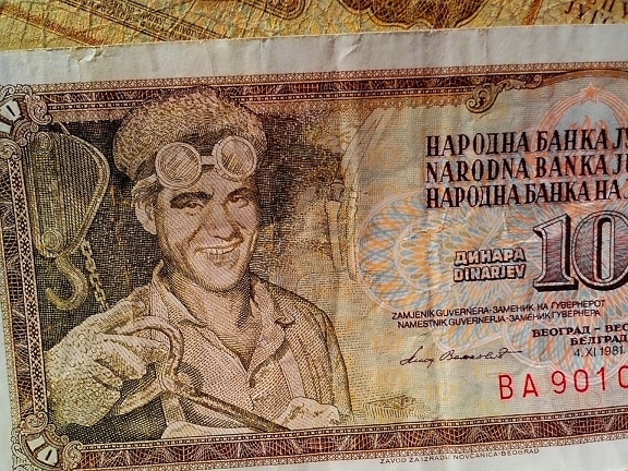 banknotes, money, currency, cash, former Yugoslavia