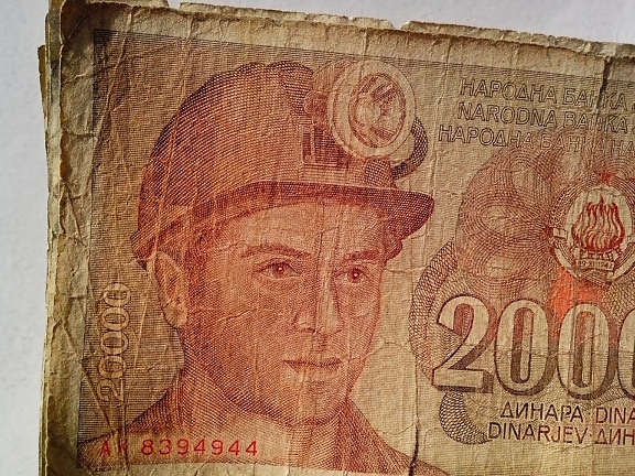 former Yugoslavia, bill, banknotes, money