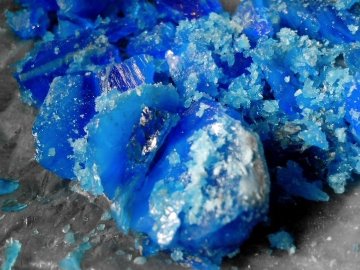 azul, piedra, cristal