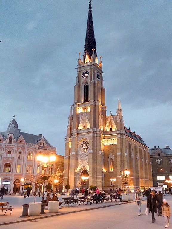 Église catholique, Novi Sad, Serbie