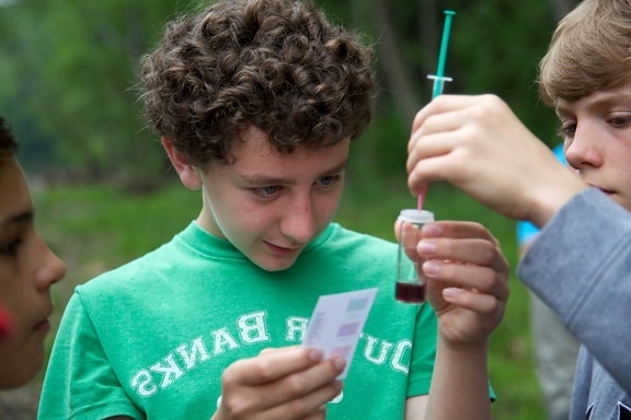 outdoor, education, water, quality, test, strips