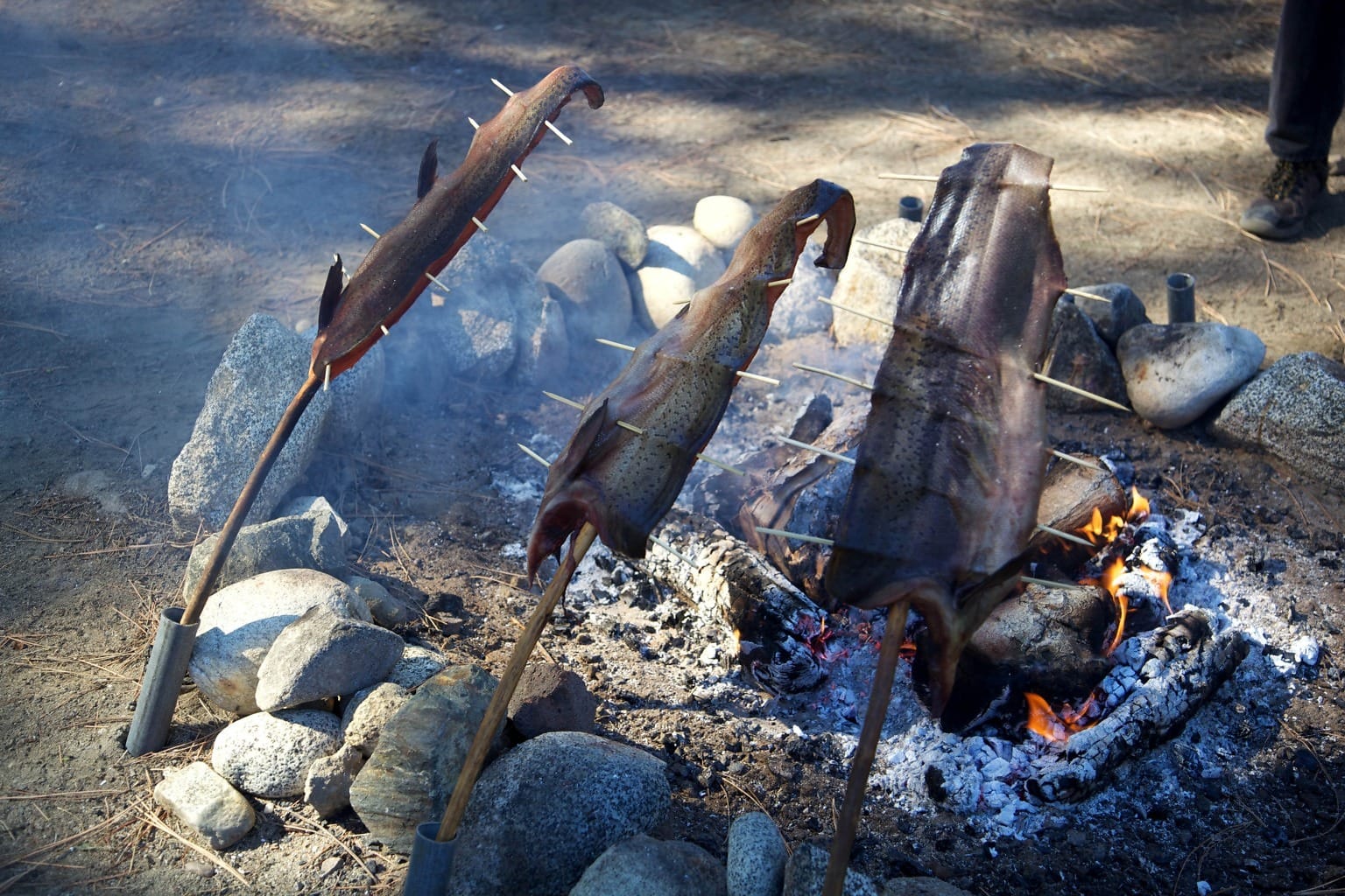 which native american group caught fish for food