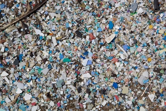 plastični, zagađenje, Pacific, krug, smeće, krpa