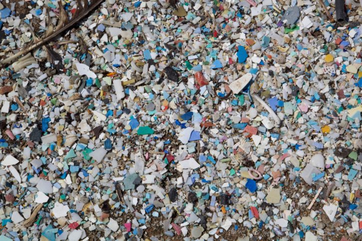 plástica, la contaminación, el Pacífico, giro, basura, remiendo
