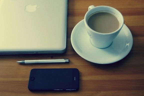 iphone, laptop, macbook, mobile, apple, business, coffee, computer, creative, cup