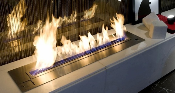 バーナー、環境にやさしい、効率的なエタノール、バーナー、火災、暖炉の炎
