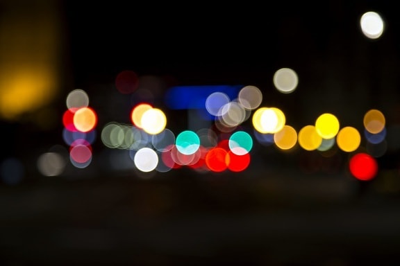 colourful lights, illuminated, blurred colors, lights, night