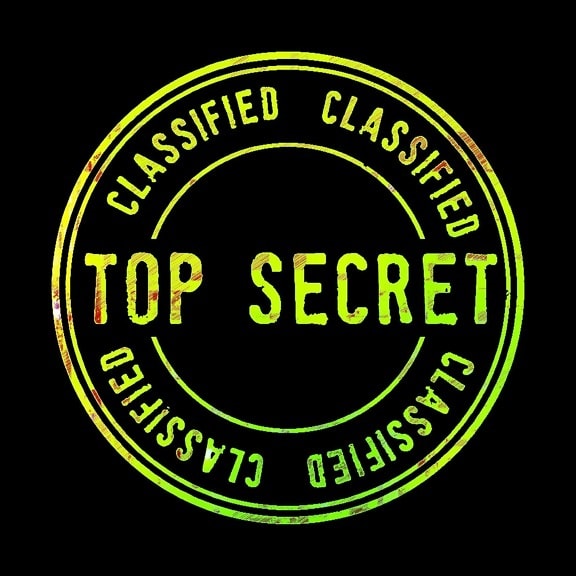 top secret, signe, document classifié, llustration secret