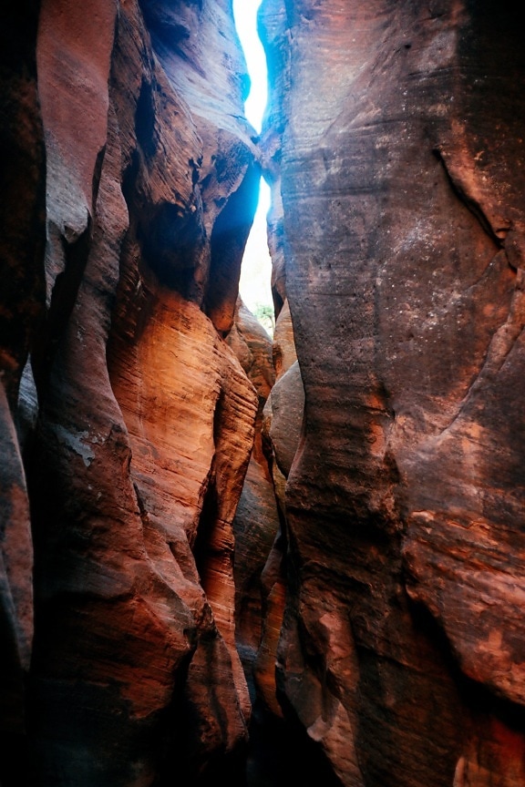 skalné formácie, canyon zužuje, pieskovec, príroda