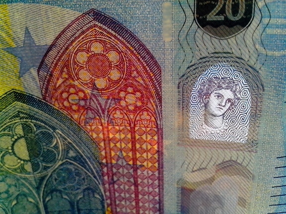 Banknote, transparent paper, watermark protection