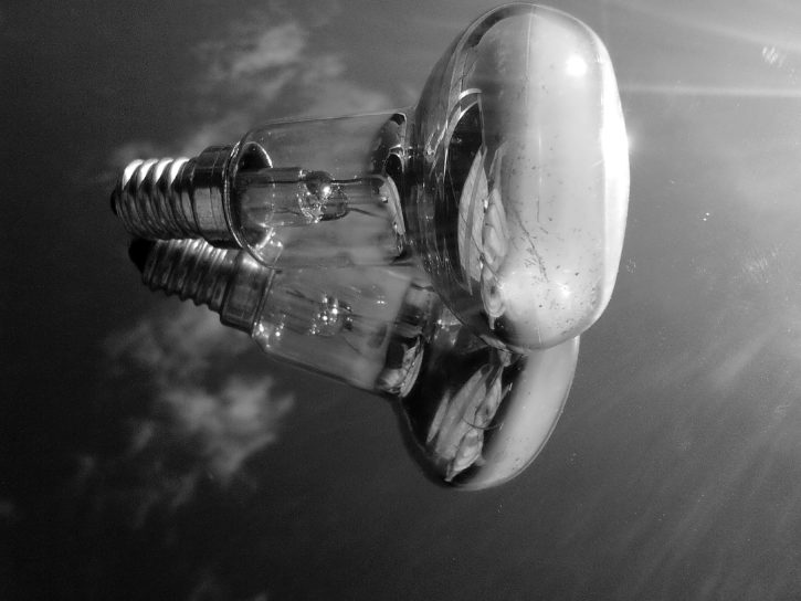 Bulb flaskhals E14, 60 watt reflektor lampa