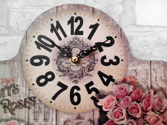 Vintage zegar, starodawnego wystroju