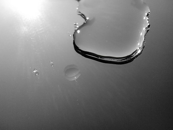 water reflection, flare, water drop, mirror