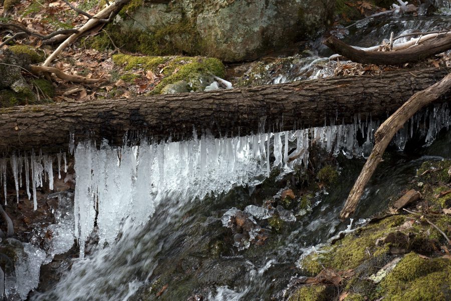 冬、氷のような水、霜、凍結、自然、冬、氷、水、木、岩します。
