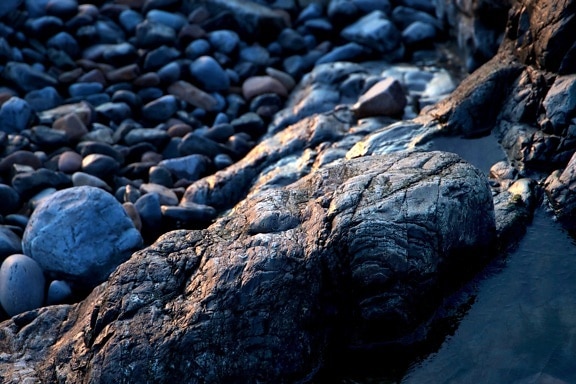 Kamenita obala, obale, tekstura, priroda, stijena