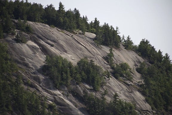 slopes, cliffs, rocky hill