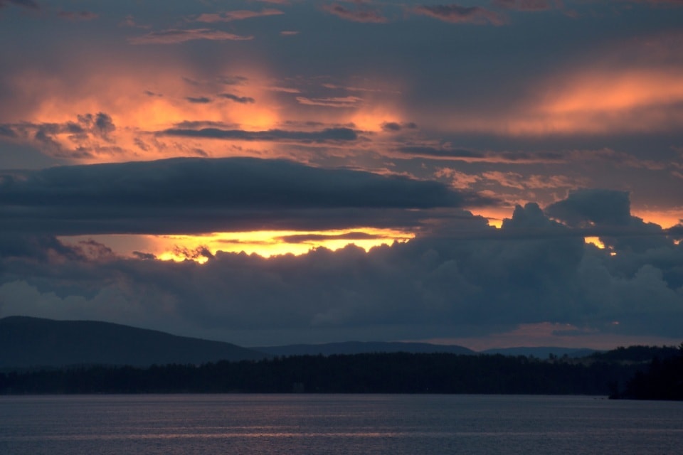 Free picture: dark sky, dark clouds, nature, sunset, sky, clouds