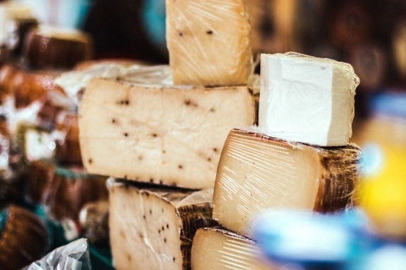 fromage, supermarché, la nourriture des produits laitiers