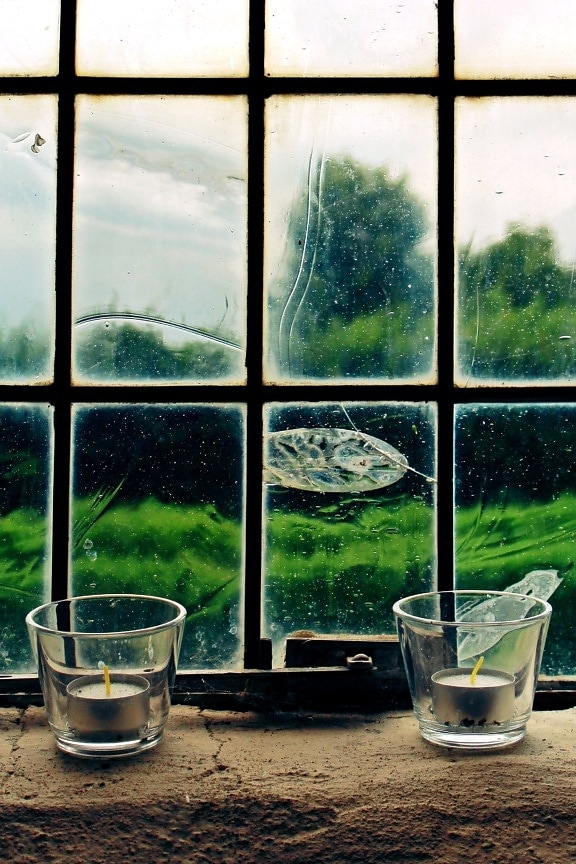 greenhouse, window, glass