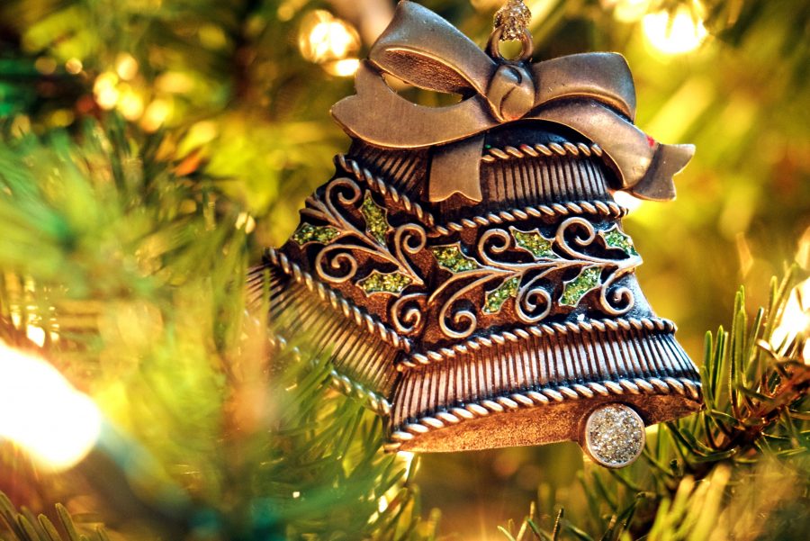 ornamento, las campanas de Navidad