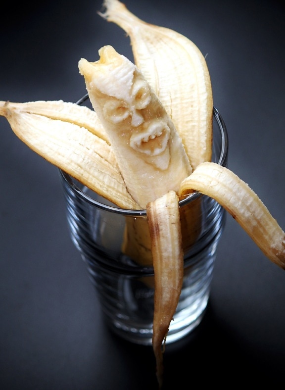 banan, sjove ansigt, monster