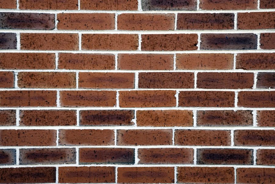 brick wall, patterns, many bricks