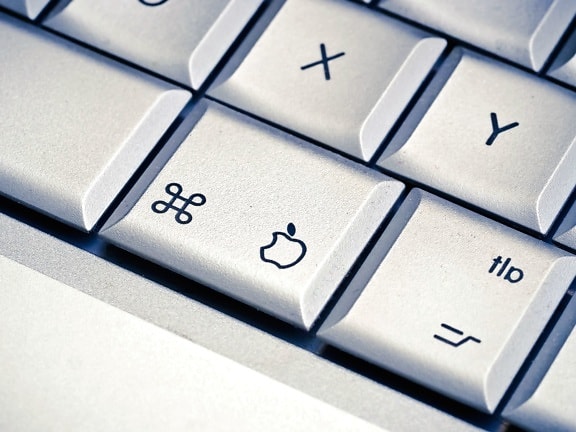 clavier, ordinateur portable, ordinateur apple, macbook