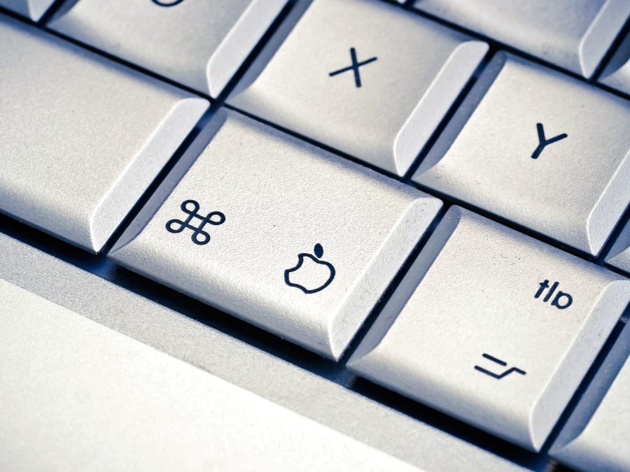 teclado de computador portátil, computador de apple, macbook