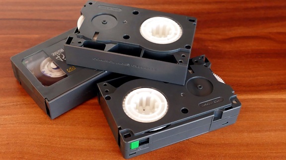 VHS кассеты, ленты, киноиндустрии