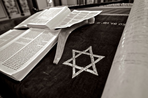 Judaism, jewish star, torah book, scripture