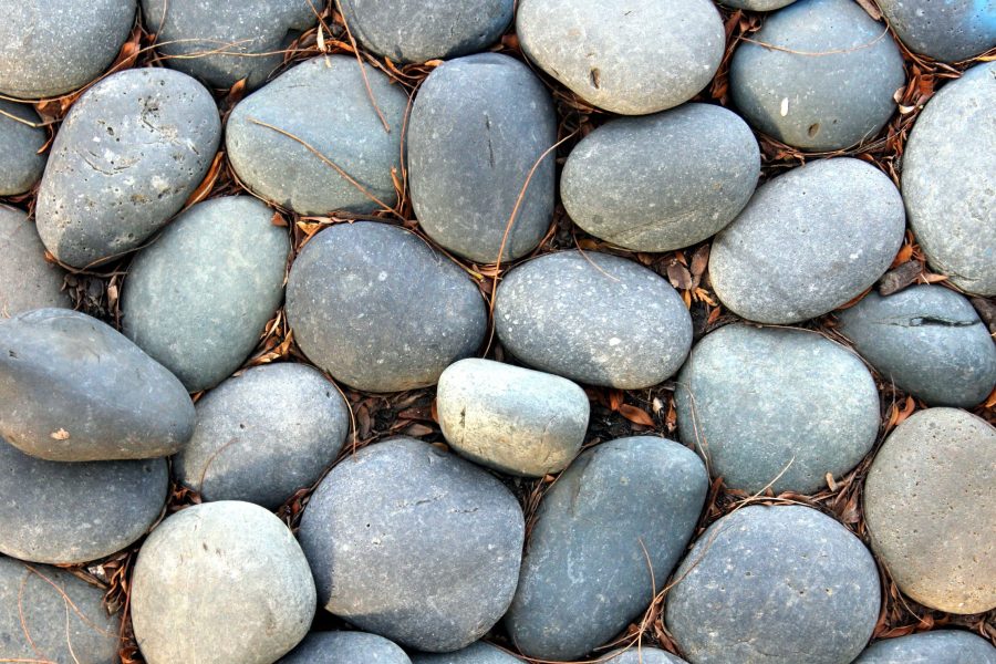 stenar, stora runda stenar