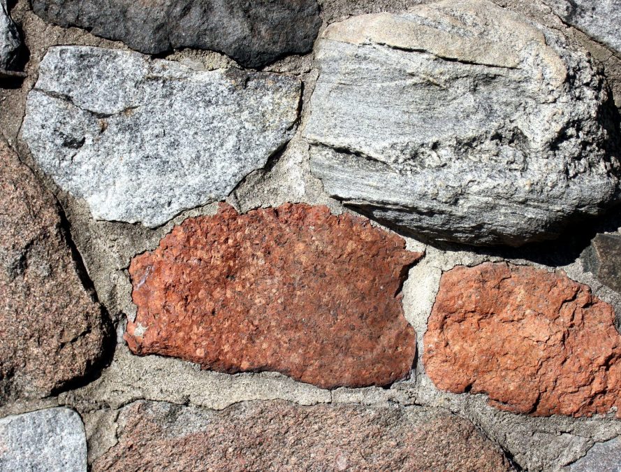 batu-batu besar, dinding tekstur