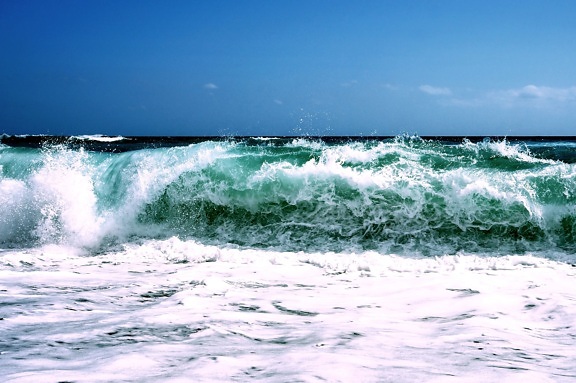 waves, seashore, seascape