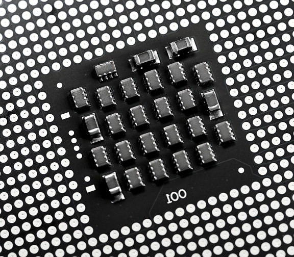 micro processador, chip de computador