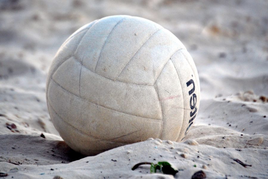 volleyball, sand