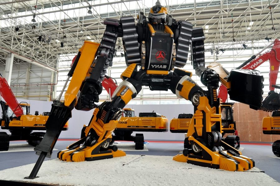 robot gigant, expozitie