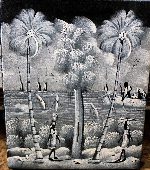 Haiti maleri, gatekunst