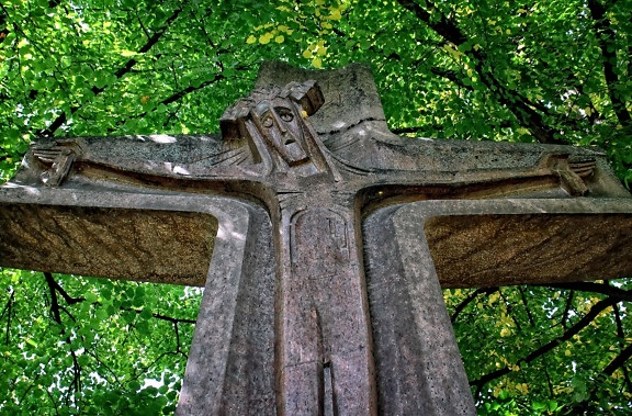 木製の十字架、イエス ・ キリストをシンボルします。
