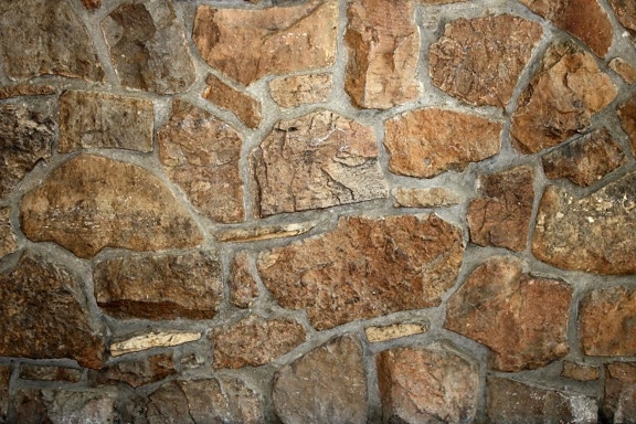 brown rock, wall, texture
