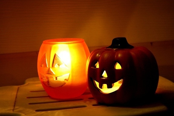 Jack O Lantern, świece Halloween