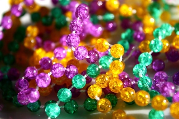 colorful jewelry, mardi glass, beads