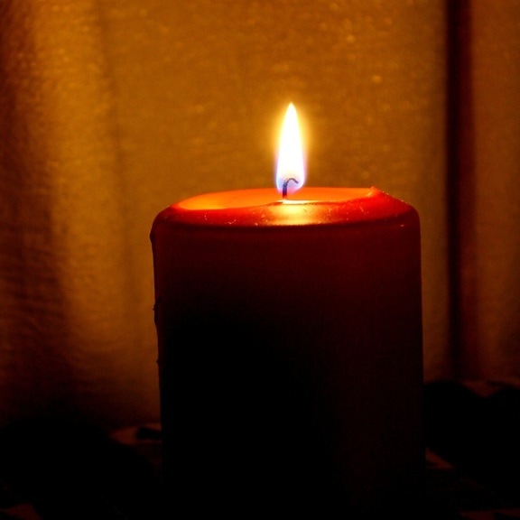 flame, burning candle