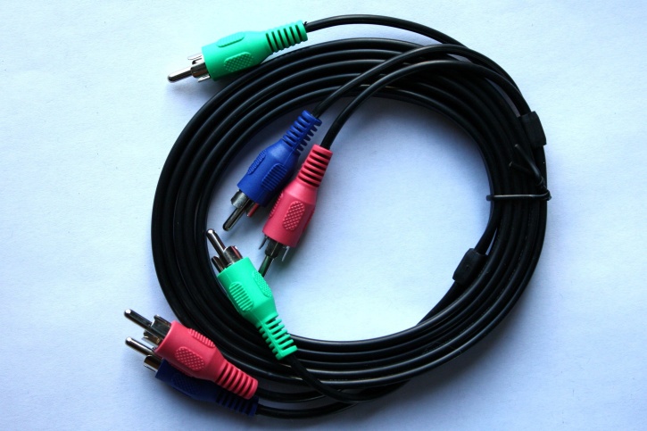 cabo de áudio, cabos de vídeo, componentes
