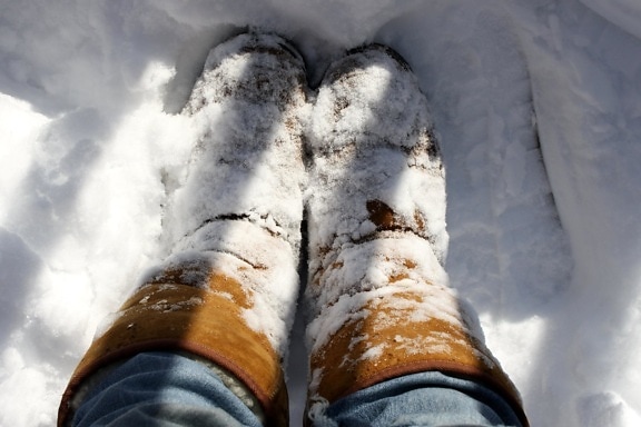 snow boots, shoes