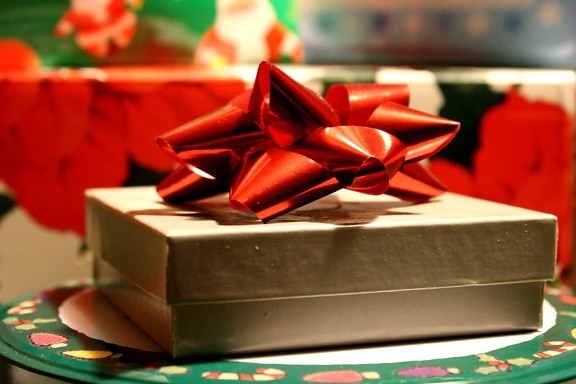 ปัจจุบันคริสต์มาส ของขวัญ กระดาษห่อ กล่อง
