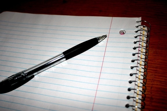bloc-notes, stylo