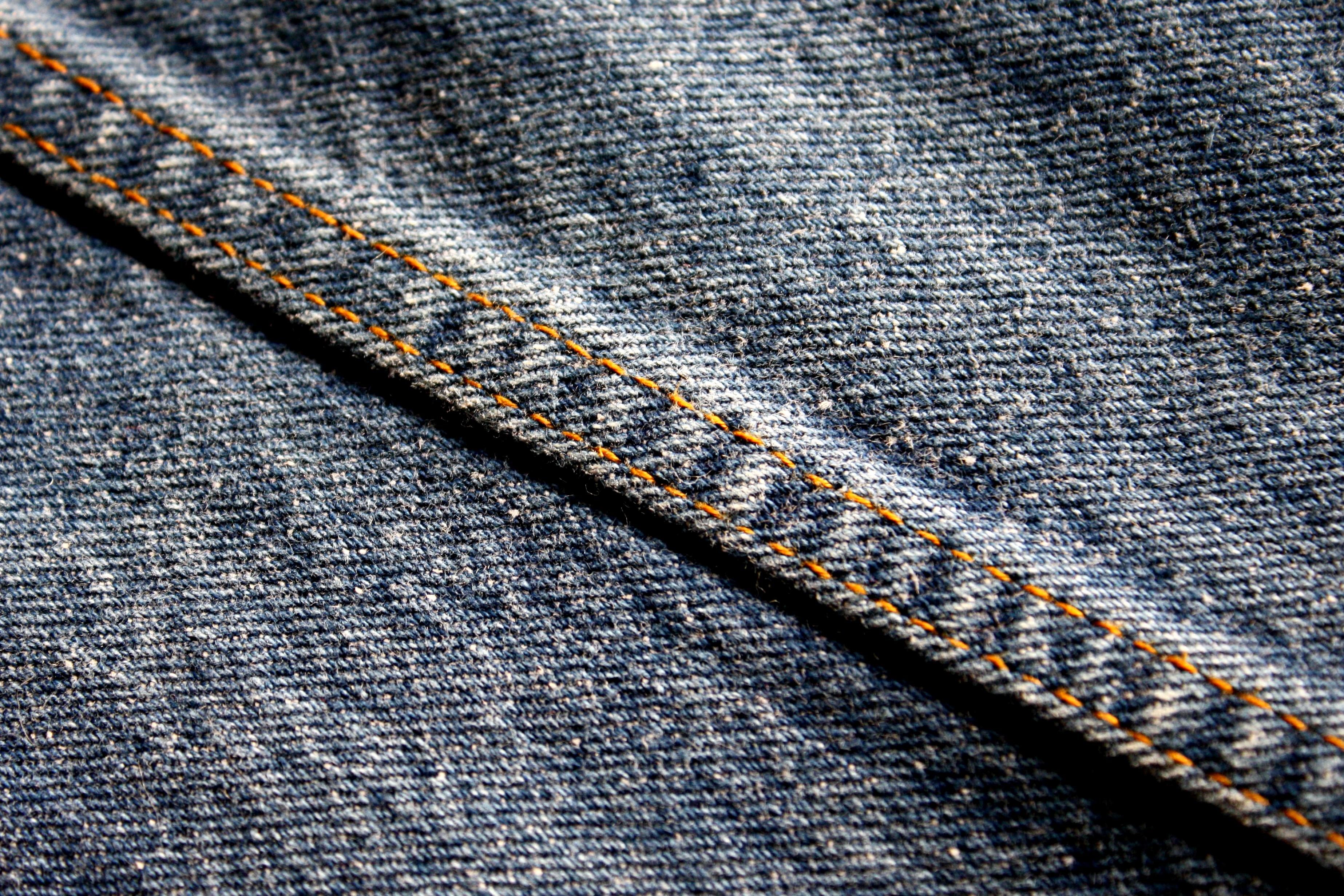 Free Picture Textile Cloth Seam Denim Blue Jeans