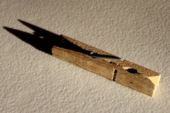 houten wasknijper, houten clip