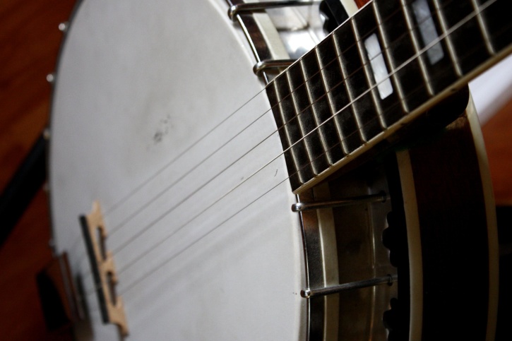 vijf snaren banjo instrument, muziek